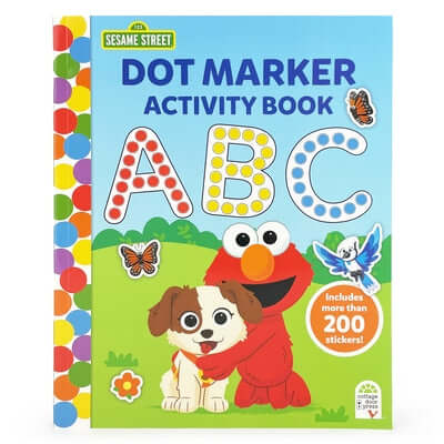 Sesame Street Dot Marker Activity Book ABC Paperback Cottage Door Press
