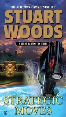 Cover of the mass market paperback "Strategic Moves" by G.P. Putnam's Sons featuring a modern, abstract design on the front.