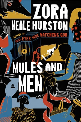 Paperback of "Mules and Men" by Amistad Press featuring the book's cover with title and author visible.
