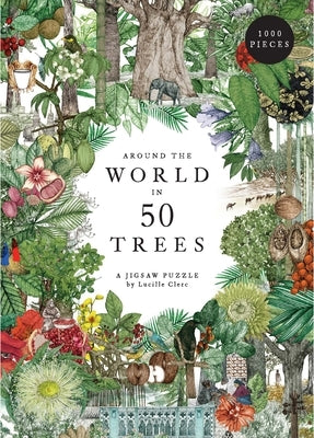 Around the World in 50 Trees 1000 Piece Puzzle Board Games Laurence King