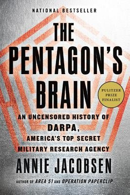 Paperback book titled "The Pentagon's Brain" by Back Bay Books, featuring the cover with military-themed imagery and bold text.