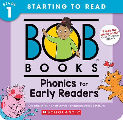 Bob Books - Phonics for Early Readers Box Set Phonics, Ages 4 and Up, Kindergarten (Stage 1: Starting to Read) Other Scholastic Inc.