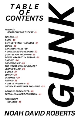 Gunk by Roberts, Noah David