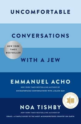 Paperback of "Uncomfortable Conversations with a Jew" by S&s/Simon Element, showing the book cover with title and author details.
