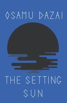 Cover of the paperback novel The Setting Sun by New Directions Publishing Corporation with abstract sunset artwork.