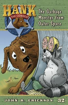Paperback copy of The Garbage Monster from Outer Space by Maverick Books, featuring colorful monster illustration on the cover.