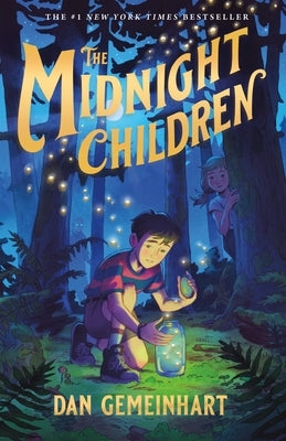 Paperback of The Midnight Children by Square Fish, showing the book cover with vibrant artwork and title text.