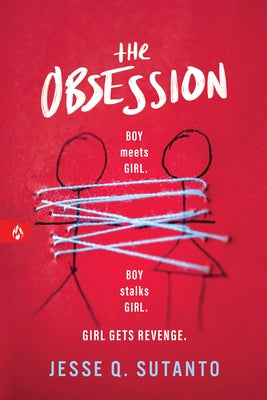 Paperback of "The Obsession" novel by Sourcebooks Fire, featuring a dark, mysterious cover design.