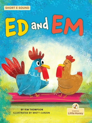 Paperback book titled "Ed and Em" by Crabtree Publishing Company, featuring colorful cover art with illustrations.