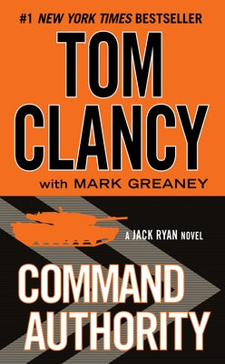 Mass market paperback of "Command Authority" by Berkley Books, showing the book cover with title and author.