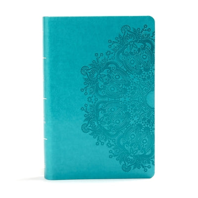 KJV Large Print Personal Size Reference Bible, Teal Leathertouch by Holman Bible Publishers