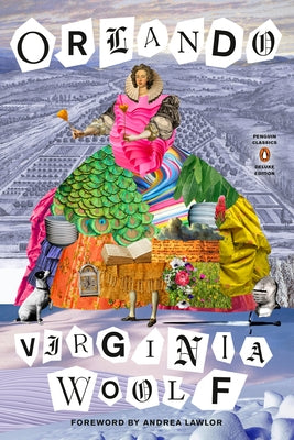 Paperback of Orlando by Penguin Classics Deluxe Edition, featuring a colorful cover design with the title and author's name.