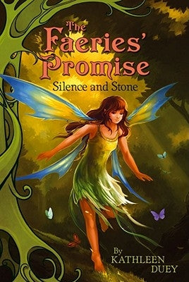 Paperback of "Silence and Stone" by Aladdin Paperbacks featuring the book cover with title and artwork.