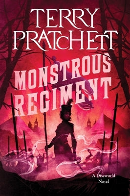 Paperback of Monstrous Regiment: A Discworld Novel by Harper Perennial, featuring the book cover with colorful artwork.
