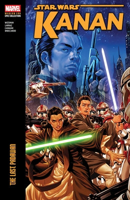 Paperback of Star Wars: Kanan Modern Era Epic Collection—The Last Padawan, licensed publishing, with cover art featuring Kanan Jarrus.