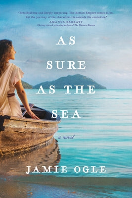 Paperback of "As Sure as the Sea" by Tyndale Fiction featuring cover art with a nautical scene and ocean waves.