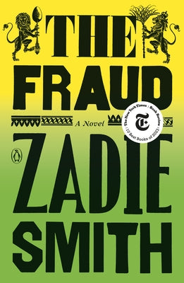 Paperback of The Fraud by Penguin Books, featuring a close-up of the book cover with title and author details.