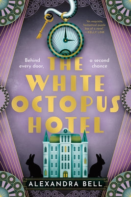 Paperback of The White Octopus Hotel by Del Rey Books, featuring a cover with an abstract white octopus design.