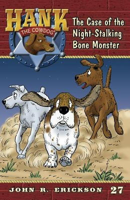 Paperback copy of "The Case of the Night-Stalking Bone Monster" by Maverick Books, featuring a spooky cover illustration.
