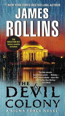 Mass market paperback of "The Devil Colony" by Harper, a SIGMA Force novel, featuring a dark and mysterious cover design.
