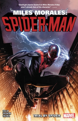 Paperback Marvel Universe Miles Morales: Spider-Man comic book, featuring Miles Morales in his Spider-Man costume.