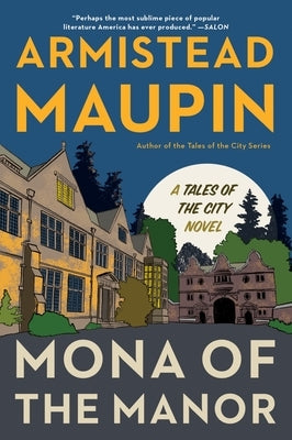 Paperback of Mona of the Manor by Harper Perennial, featuring the book cover with artwork and title text.