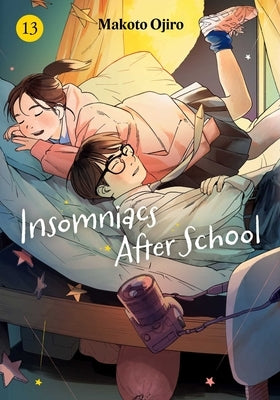 Paperback of Insomniacs After School, Vol. 13 manga by Viz Media, featuring colorful cover art with characters from the series.