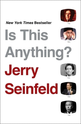 Paperback copy of "Is This Anything?" by Simon & Schuster, featuring the book cover with bold title and author text.
