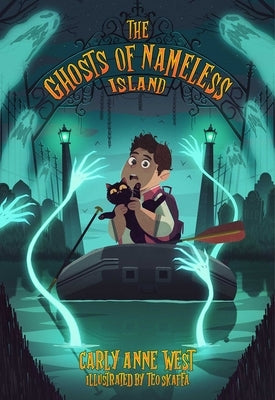Paperback of The Ghosts of Nameless Island: Vol. 1 by Andrews McMeel Publishing, featuring a mysterious island scene on the cover.