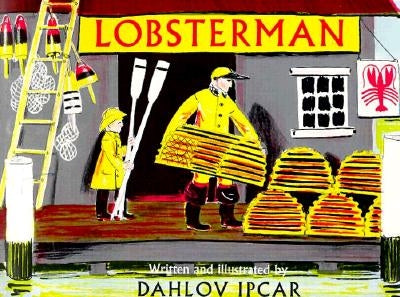 Paperback Lobsterman book by Down East Books featuring a colorful cover illustration of a lobster fisherman.