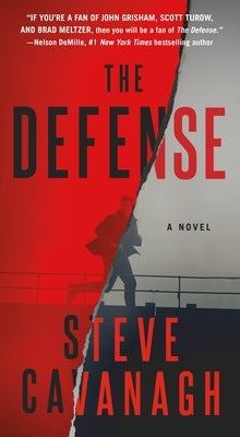 Cover of "The Defense" mass market paperback by Flatiron Books, featuring abstract artwork and bold title text.