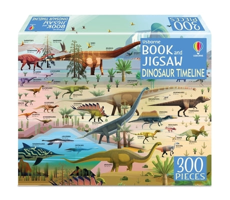 Usborne Book and Jigsaw Dinosaur Timeline Paperback Usborne Books