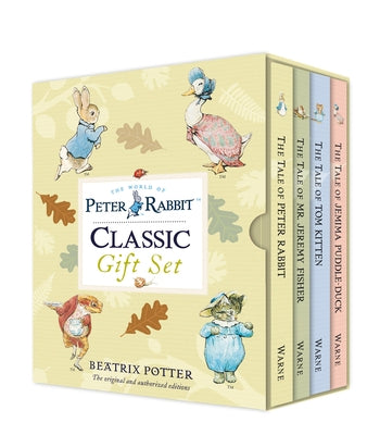 Peter Rabbit Naturally Better Classic Gift Set boxed set by Warne Frederick & Company, featuring themed packaging and collectible items.