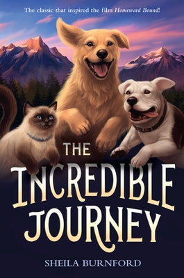 Paperback of The Incredible Journey by Yearling Books showing the front cover with colorful illustration and title text.