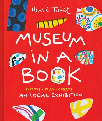 Paperback book titled "Museum in a Book: An Ideal Exhibition" by Chronicle Books, featuring colorful cover art and engaging design.