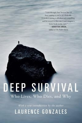 Paperback of Deep Survival by W. W. Norton & Company, showing the book cover with title and author text on a plain background.