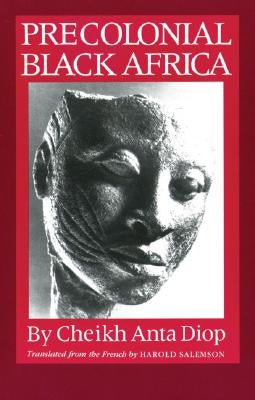 Paperback of Precolonial Black Africa by Lawrence Hill Books, showing the book cover with title and author details.
