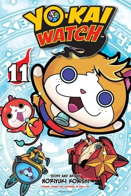 Paperback Yo-Kai Watch Vol. 11 book by Viz Media Children's series, featuring colorful cover art and character illustrations.