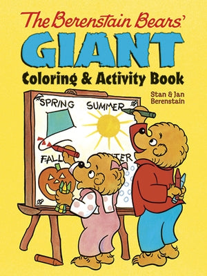 Dover Publications The Berenstain Bears giant coloring and activity book, paperback with colorful illustrations on the cover.