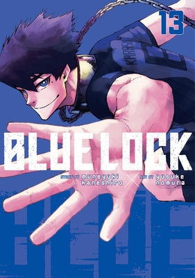 Blue Lock 13 paperback manga by Kodansha Comics featuring the cover art with dynamic characters and bold blue title text.