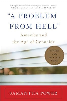 Paperback of A Problem from Hell: America and the Age of Genocide by Basic Books, featuring the book cover with title and author.