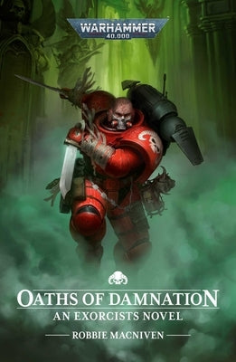 Paperback "Oaths of Damnation" book by Games Workshop featuring dark fantasy artwork and detailed text on the cover.