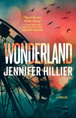 Paperback copy of Wonderland: A Thriller by Gallery Books, featuring the book cover with dark and mysterious design elements.