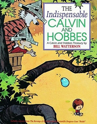 Paperback of The Indispensable Calvin and Hobbes treasury volume 3 by Andrews McMeel Publishing, featuring colorful comic strip cover art.