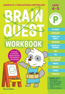 Brain Quest Workbook: Pre-K Revised Edition Paperback Workman Kids
