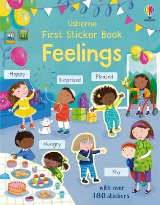 First Sticker Book Feelings Paperback Usborne Books