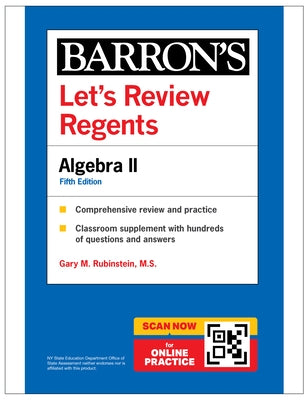 Let's Review Regents: Algebra II, Fifth Edition (Barron's New York Regents) by Rubenstein, Gary M.