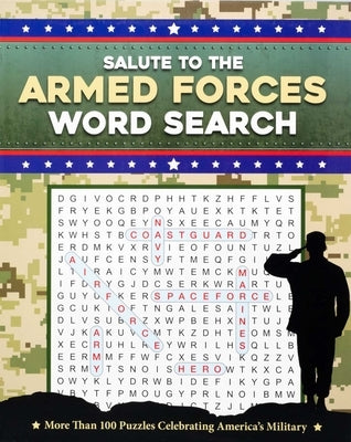 Salute to the Armed Forces Word Search Paperback Thunder Bay Press