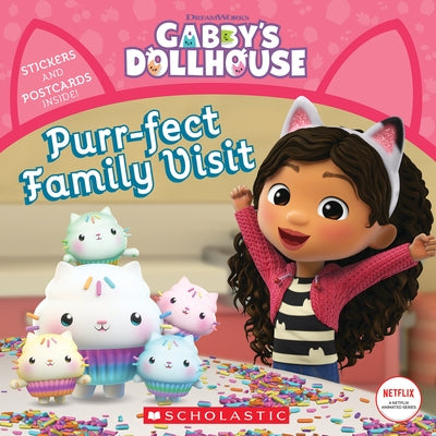 Purr-Fect Family Visit (Gabby's Dollhouse Storybook) Paperback Scholastic Inc.