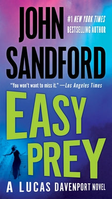 Cover of the mass market paperback "Easy Prey" by G.P. Putnam's Sons, featuring dark and mysterious book artwork.